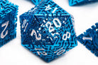 Labyrinth D20 Blue