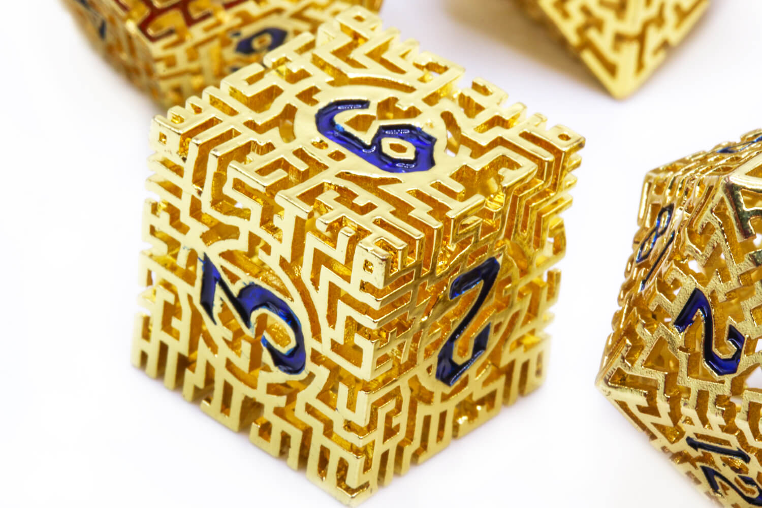 Labyrinth Gold d6 Dice