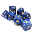 Gemstone Lapis Lazuli dice for dnd