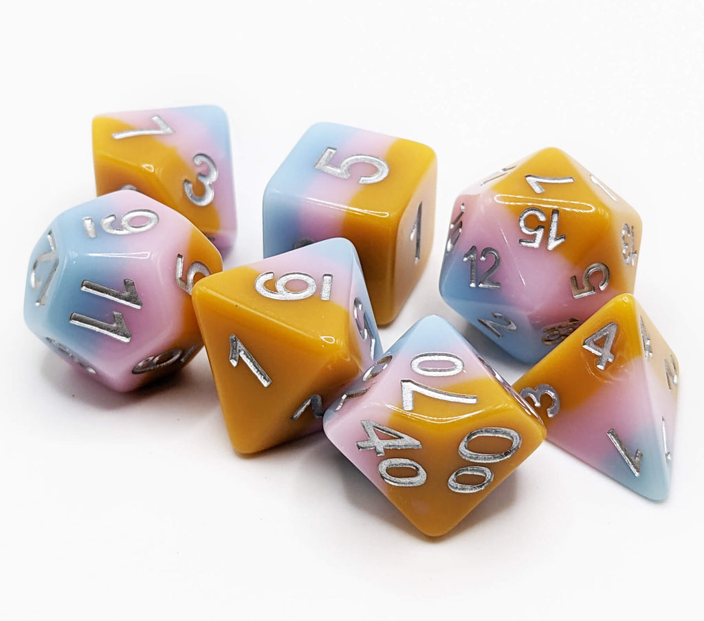 Fey Spirt dice for dungeons and dragons and rpg games