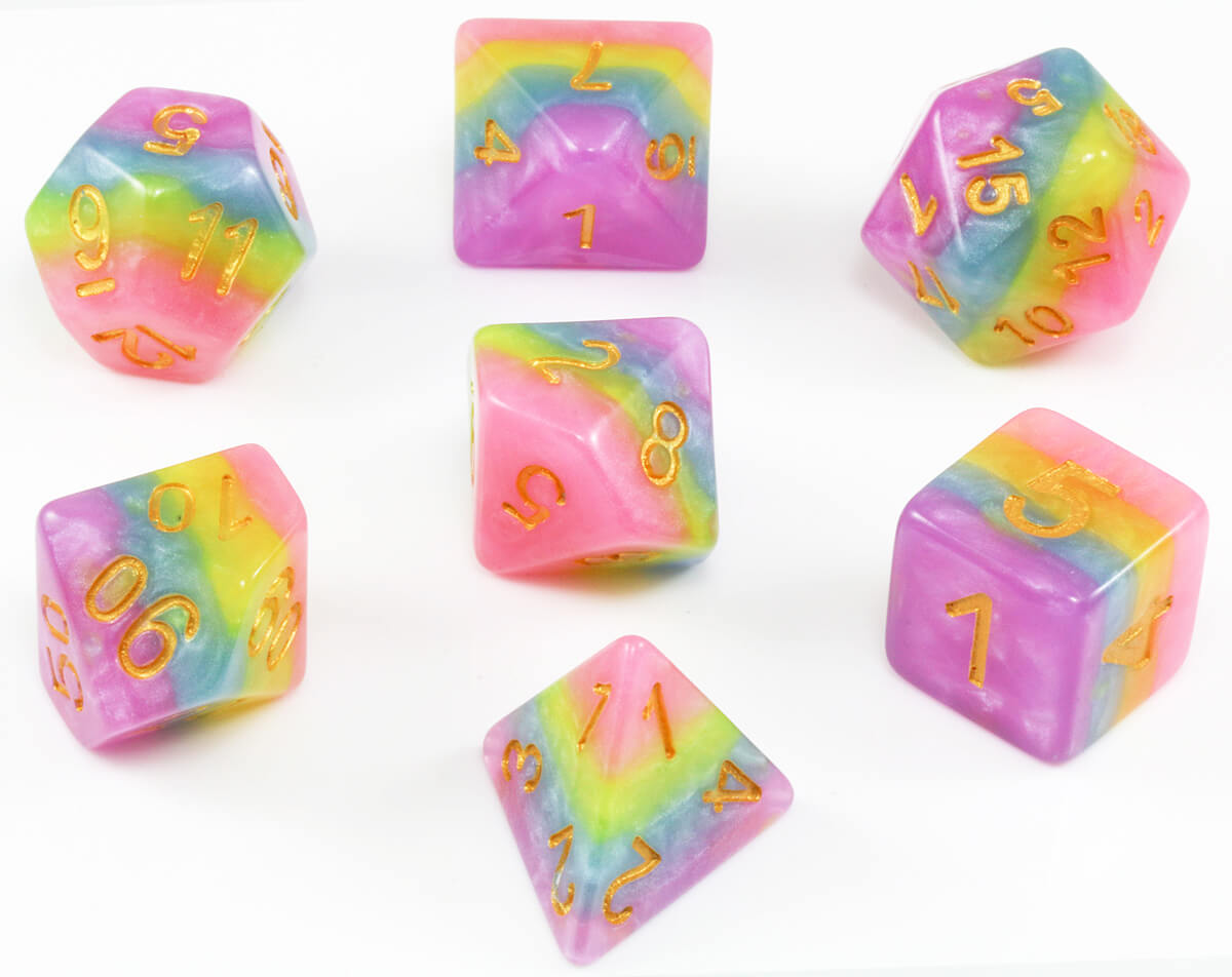 Layered carnival dice