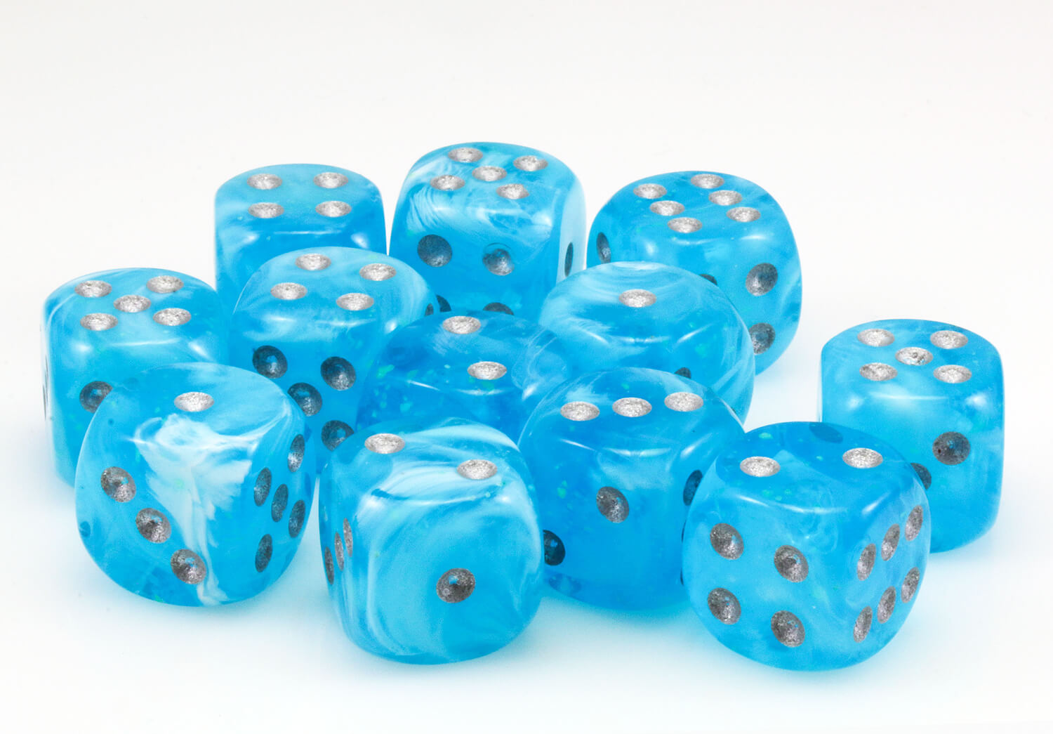 Luminary Sky Dice d6 closeup