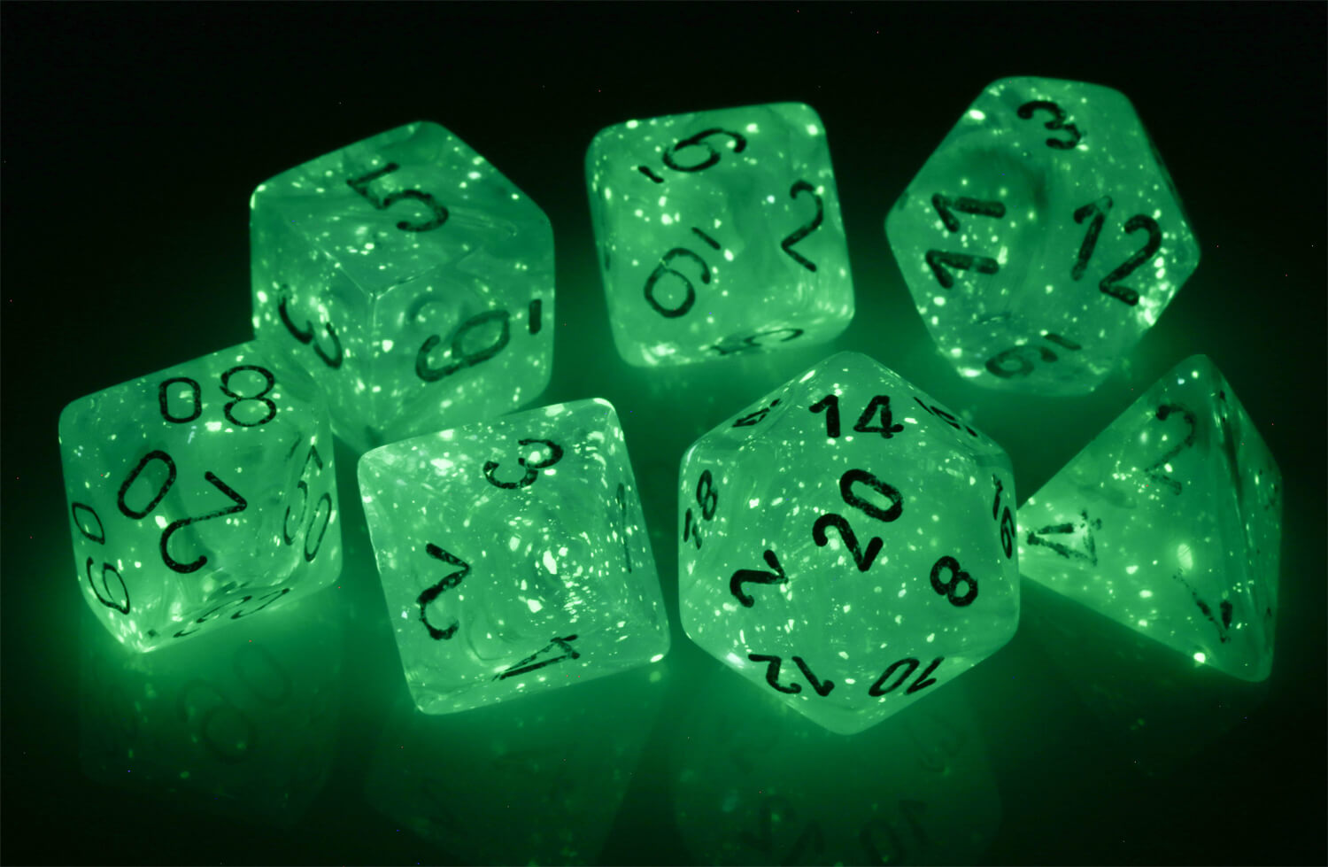 D&D dice glow in the dark