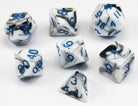 Marble D&D Dice Blue