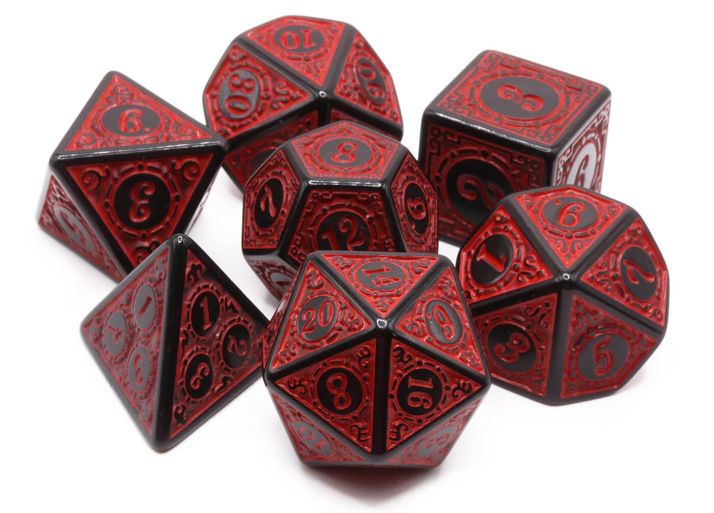 Masterwork DnD Dice Red