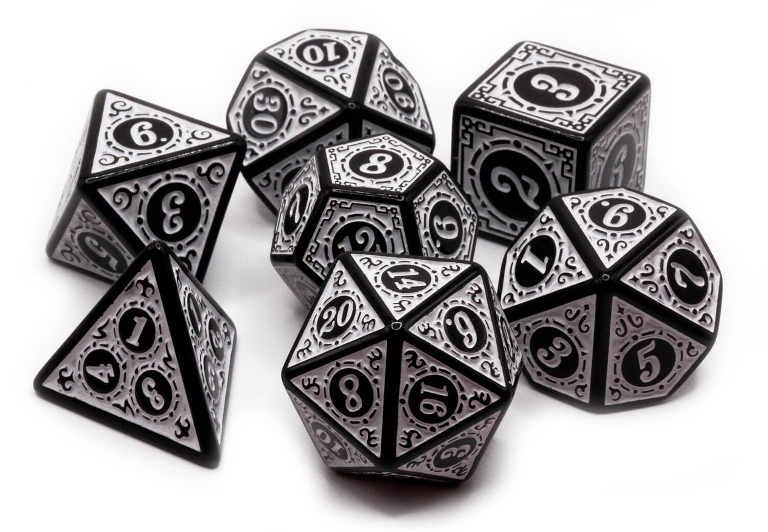 Masterwork White Dnd Dice