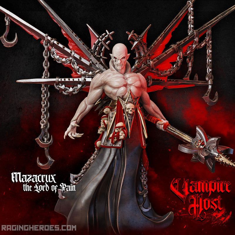 Raging Heroes Miniatures (Mazacrux, Vampire Lord Of Pain) | Premium Fa ...