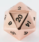 giant d20 metal copper