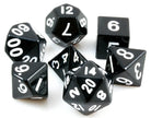 Metal RPG Dice Black