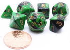 Mini Green Black Dice