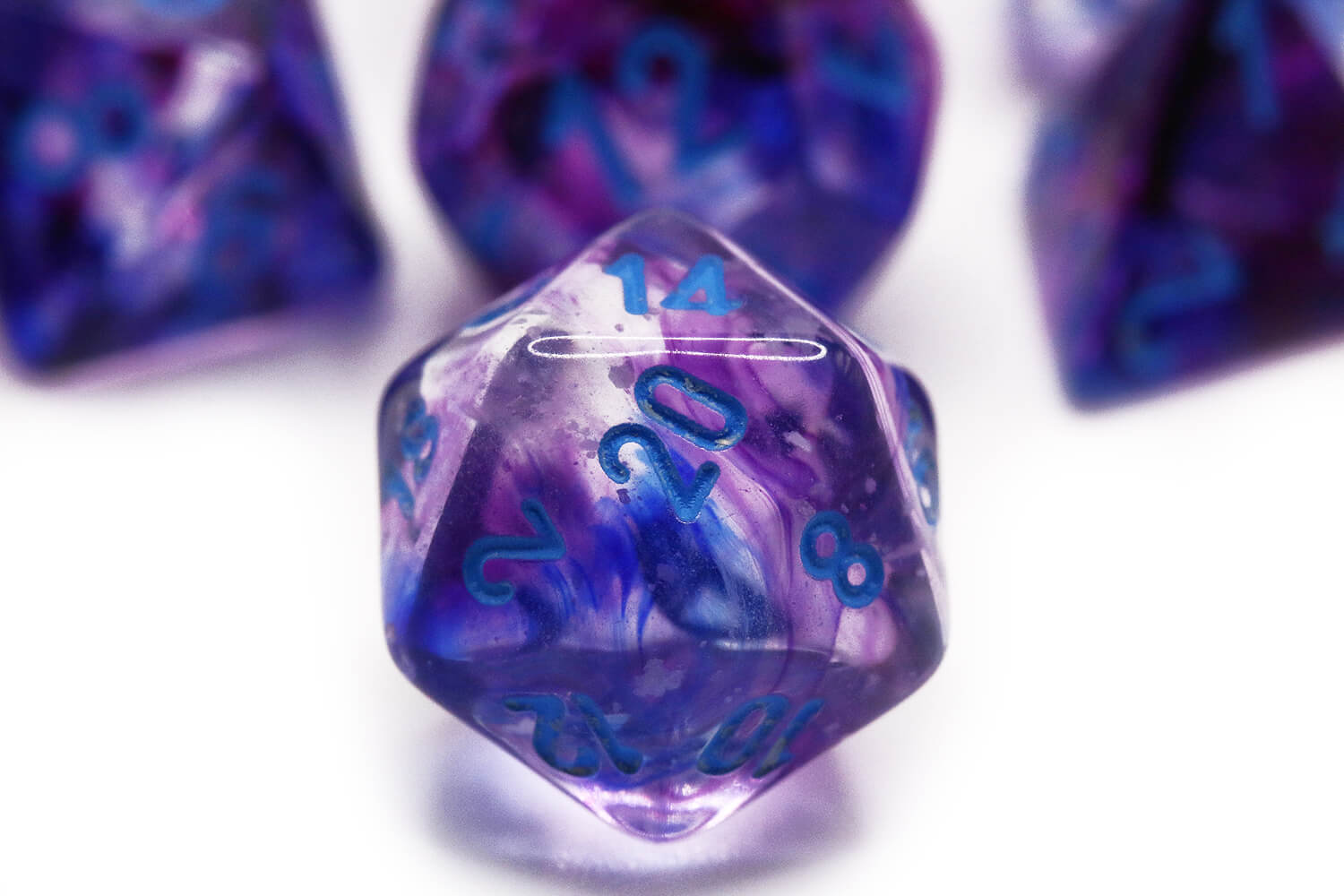 Blue Nocturnal Dice D20