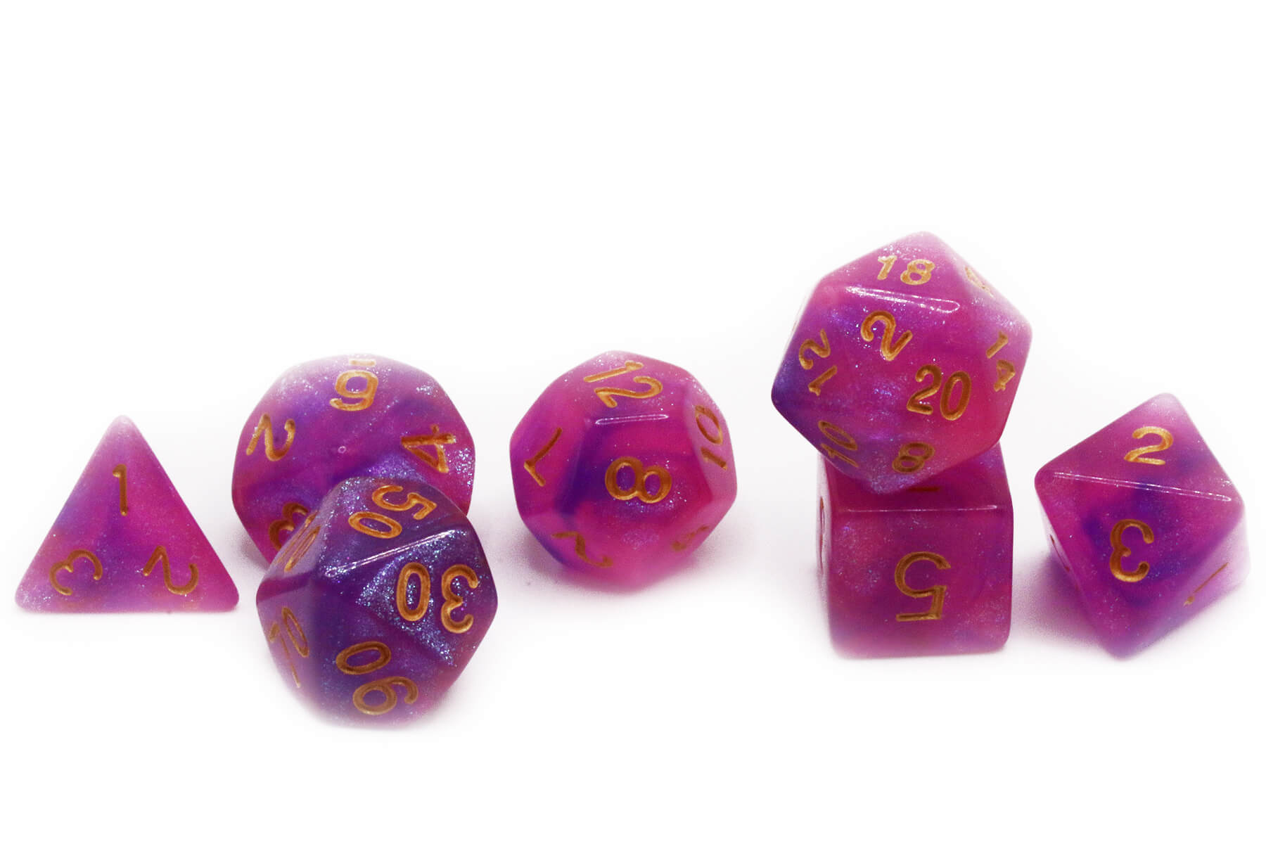 Moonfire Dice Pink Nimbus 2