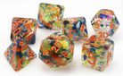 Mosaic Dice Orange Numbers