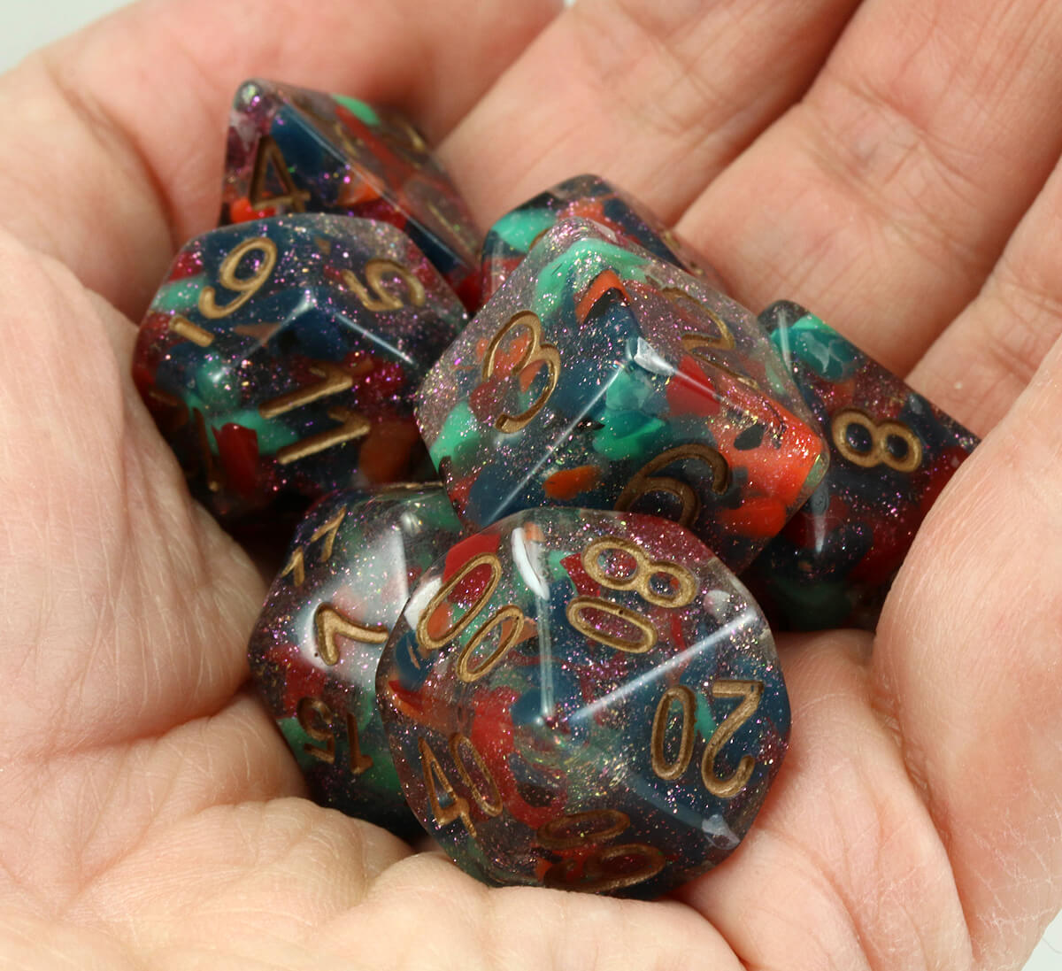 Mosaic Dice Sparkle 3