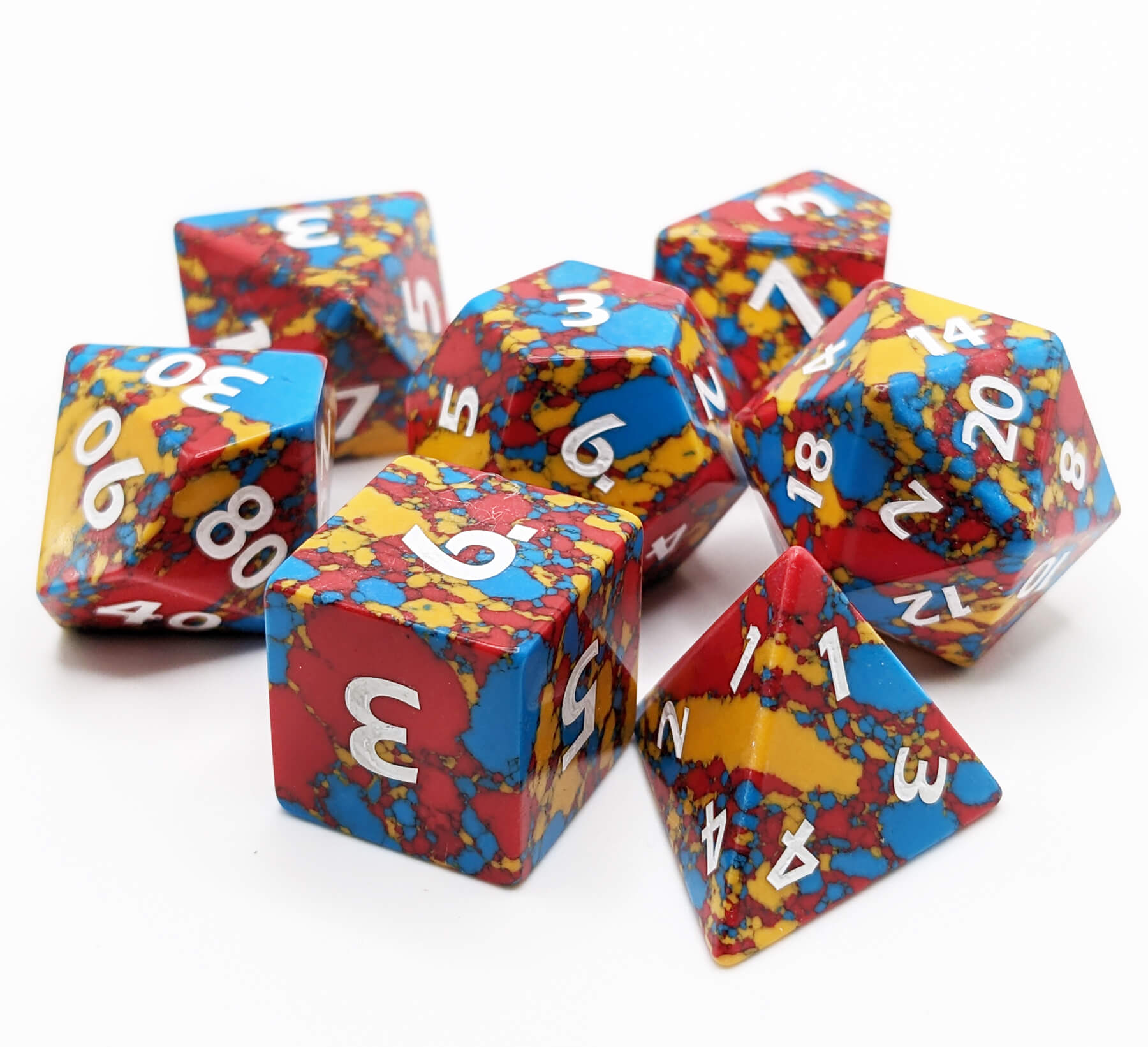 Gemstone Mosaic dice