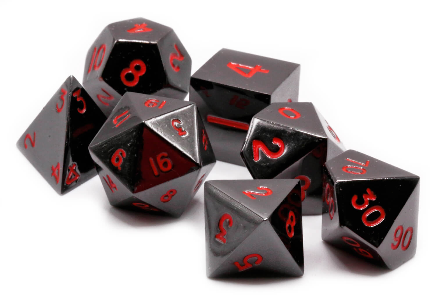 Premium DnD Dice Black