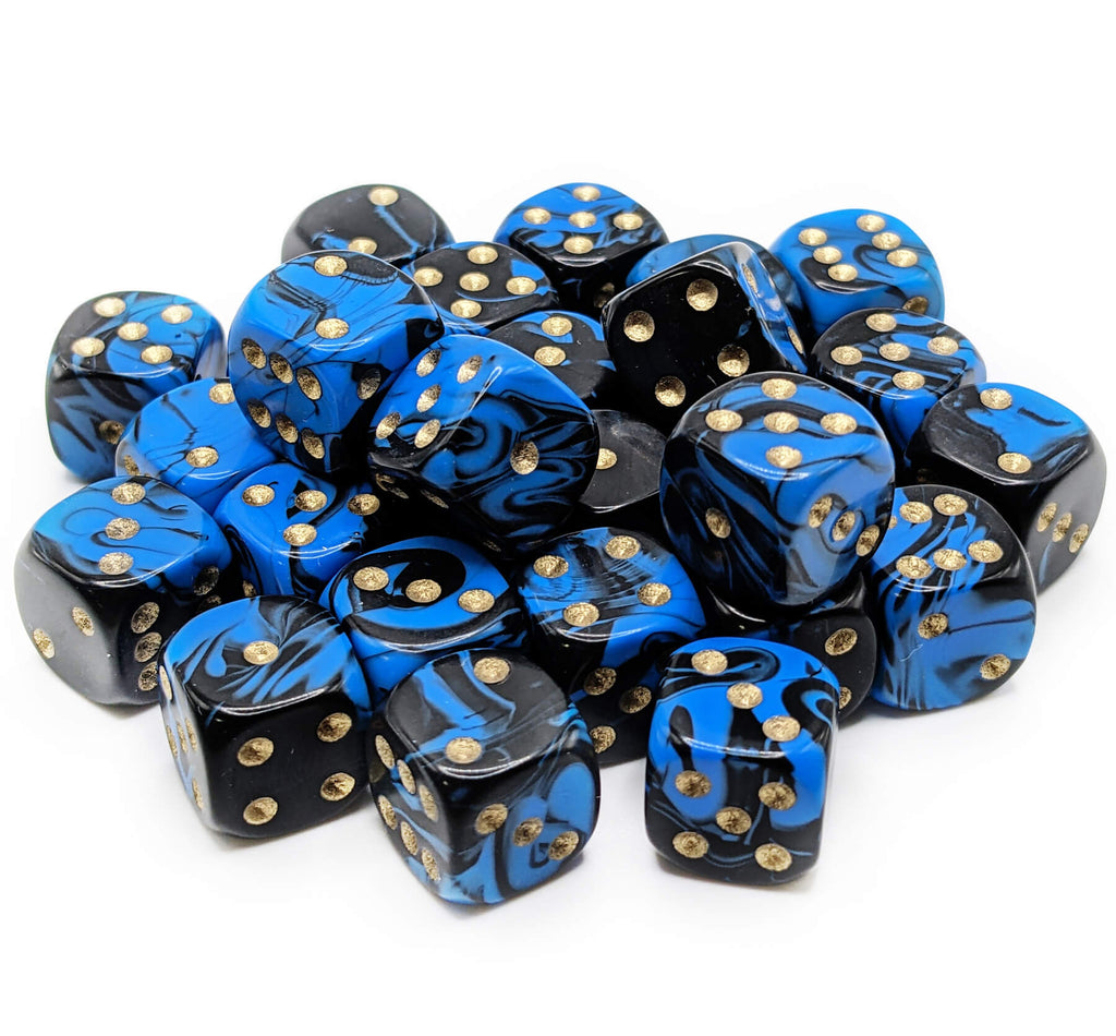 Oblivion blue game dice