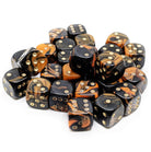 Oblivion game dice six sided orange