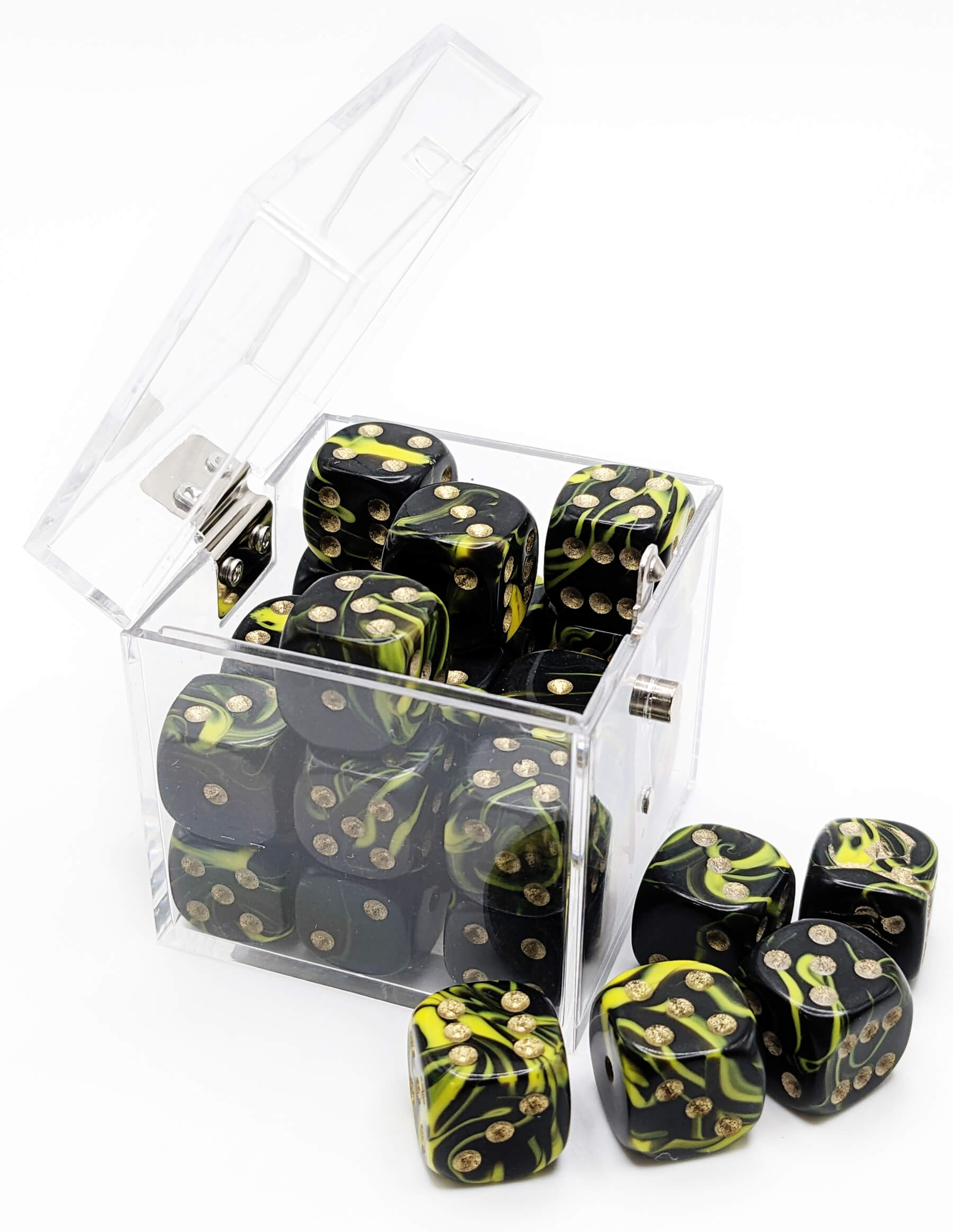 Oblivion Yellow d6 dice