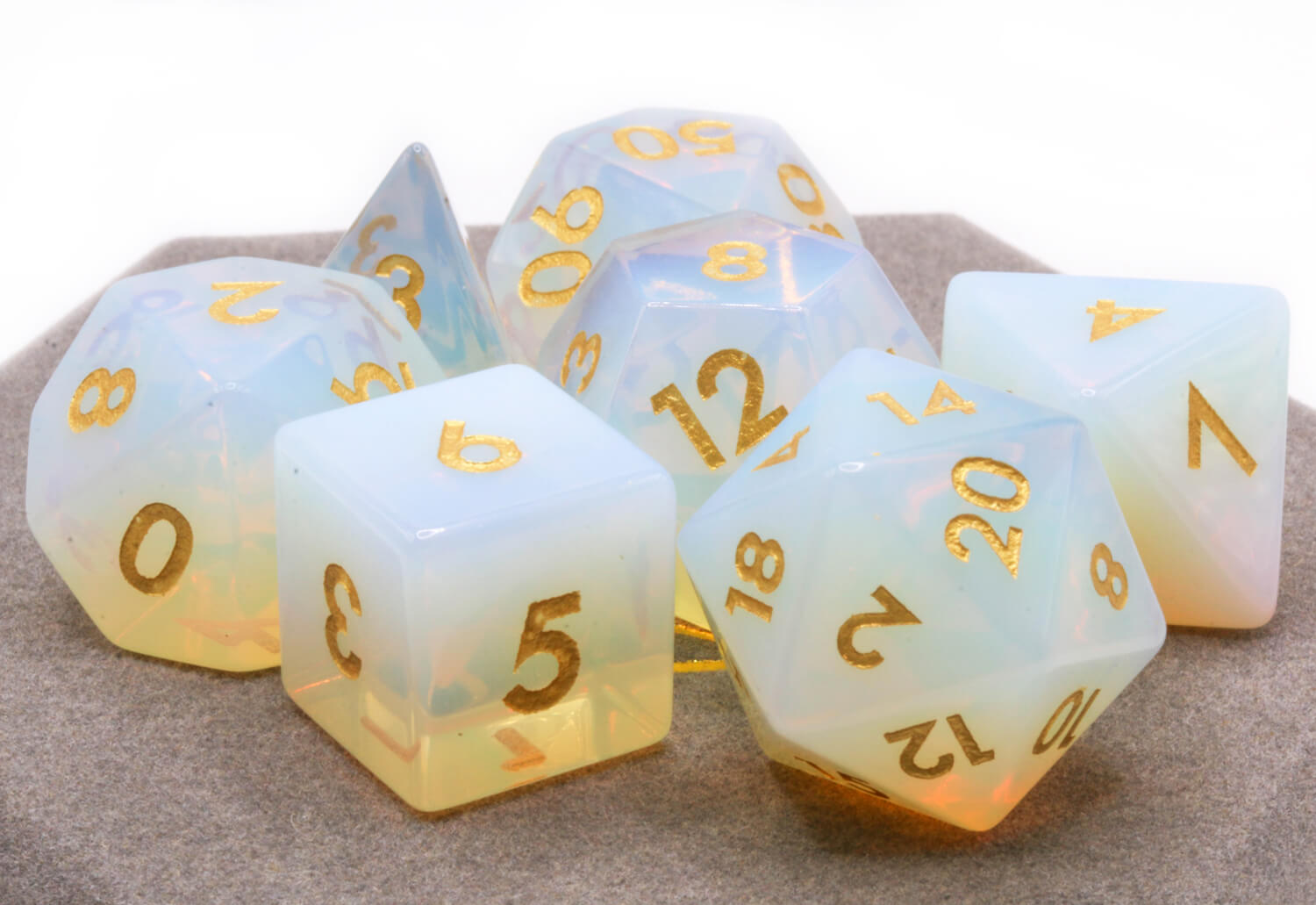 Gemstone dice opal 2