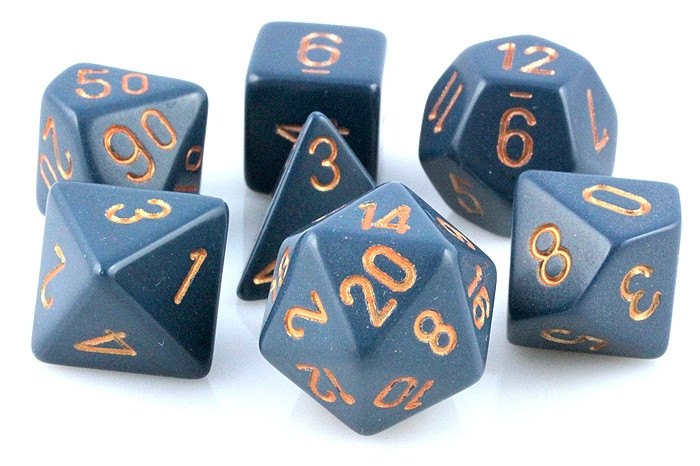 Opaque Dice Dusty Blue