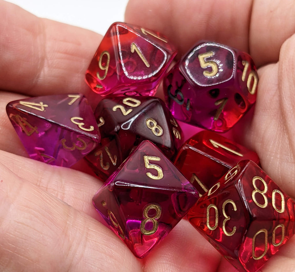 Chessex DnD Dice Red-Violet