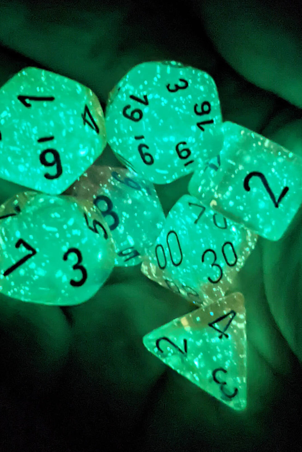 Pink RPG Dice – Dark Elf Dice