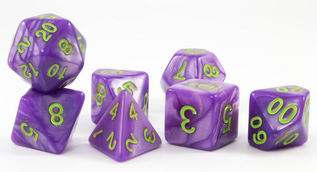 cool purple dnd dice