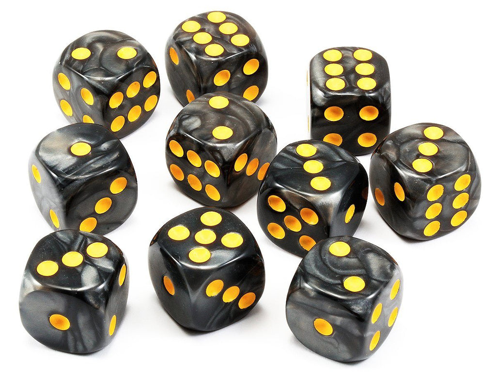 Black dice six sided