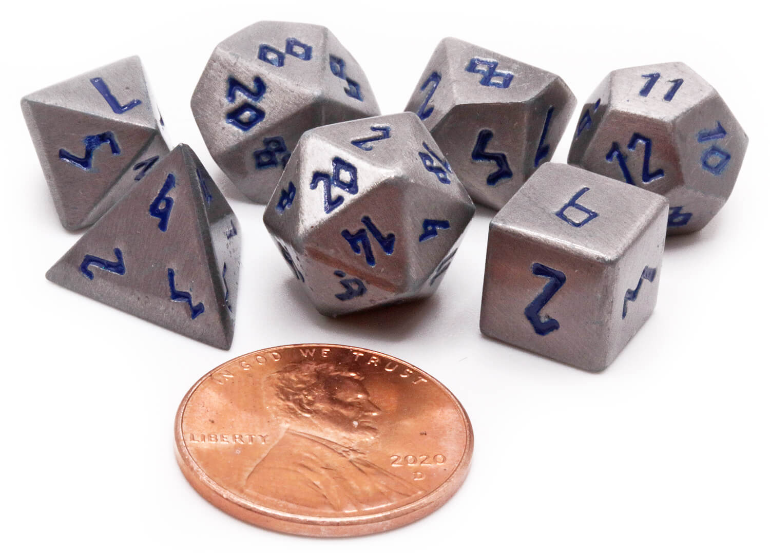 Atomic Metal Mini TTRPG Dice