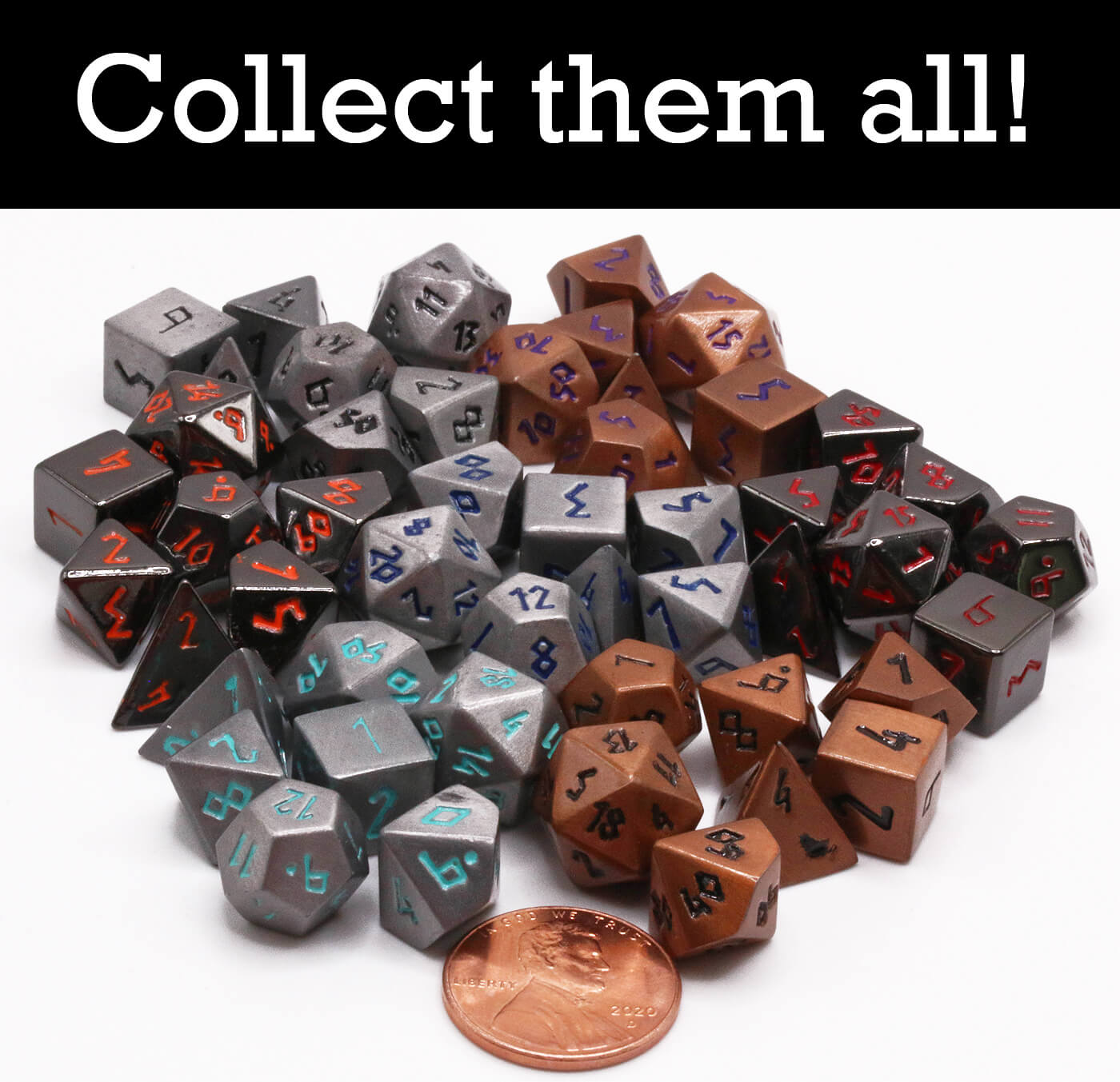 Pebble Mini DnD Dice