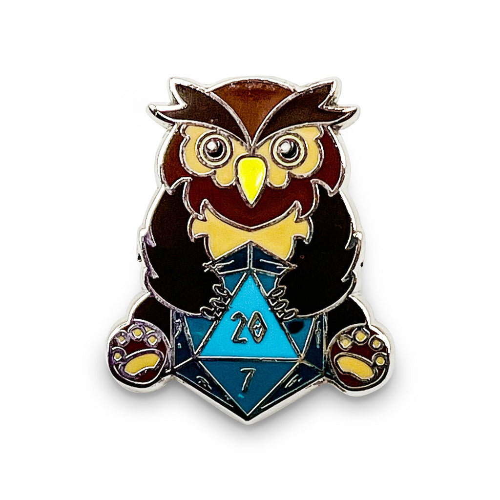 Owlbear d20 teal