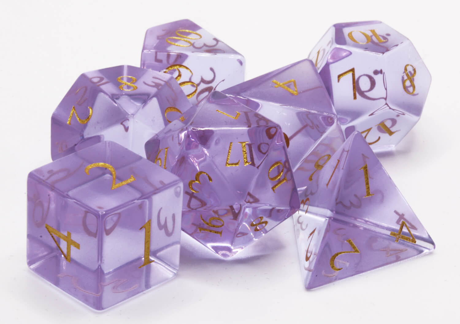 Glass Gemstone Dice