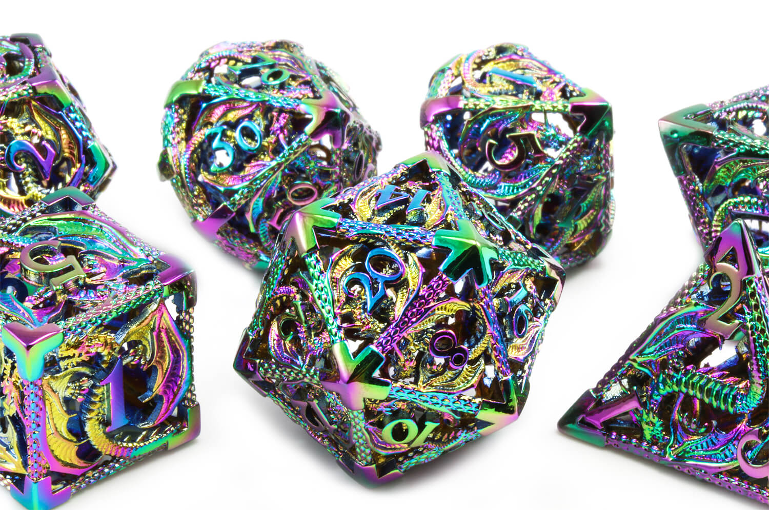 Rainbow Dragon Dice