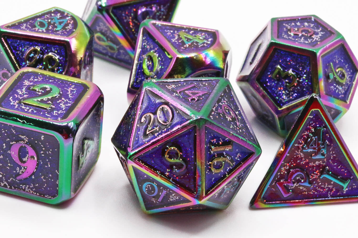 Rainbow Purple Dice