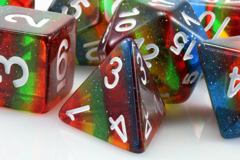 Awesome rainbow dice