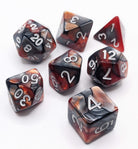 Crystal Caste Twins Dice Red Black 2