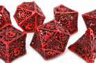 Spider Metallic Red Dice