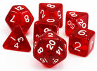 DnD Red Translucent Dice