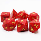 Red Turquoise gemstone dice