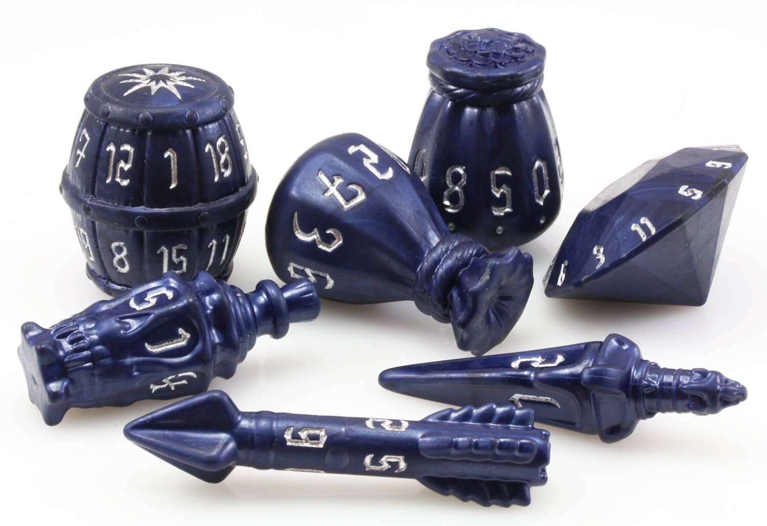 Polyhero Rogue Dice Blue