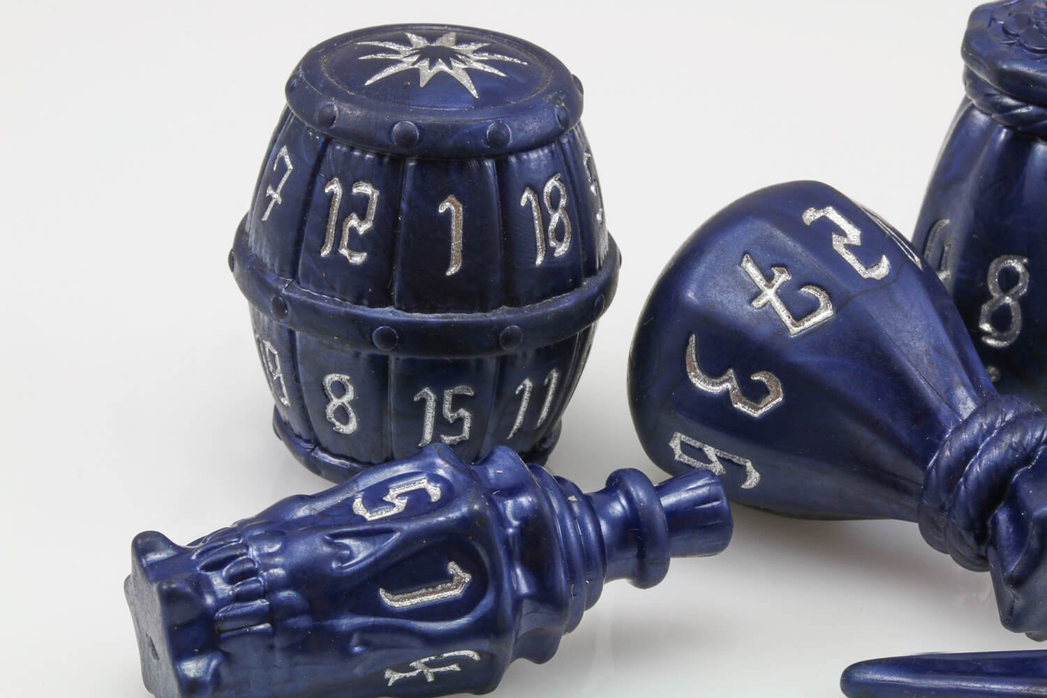 Polyhero Rogue Dice Midnight Blue 2