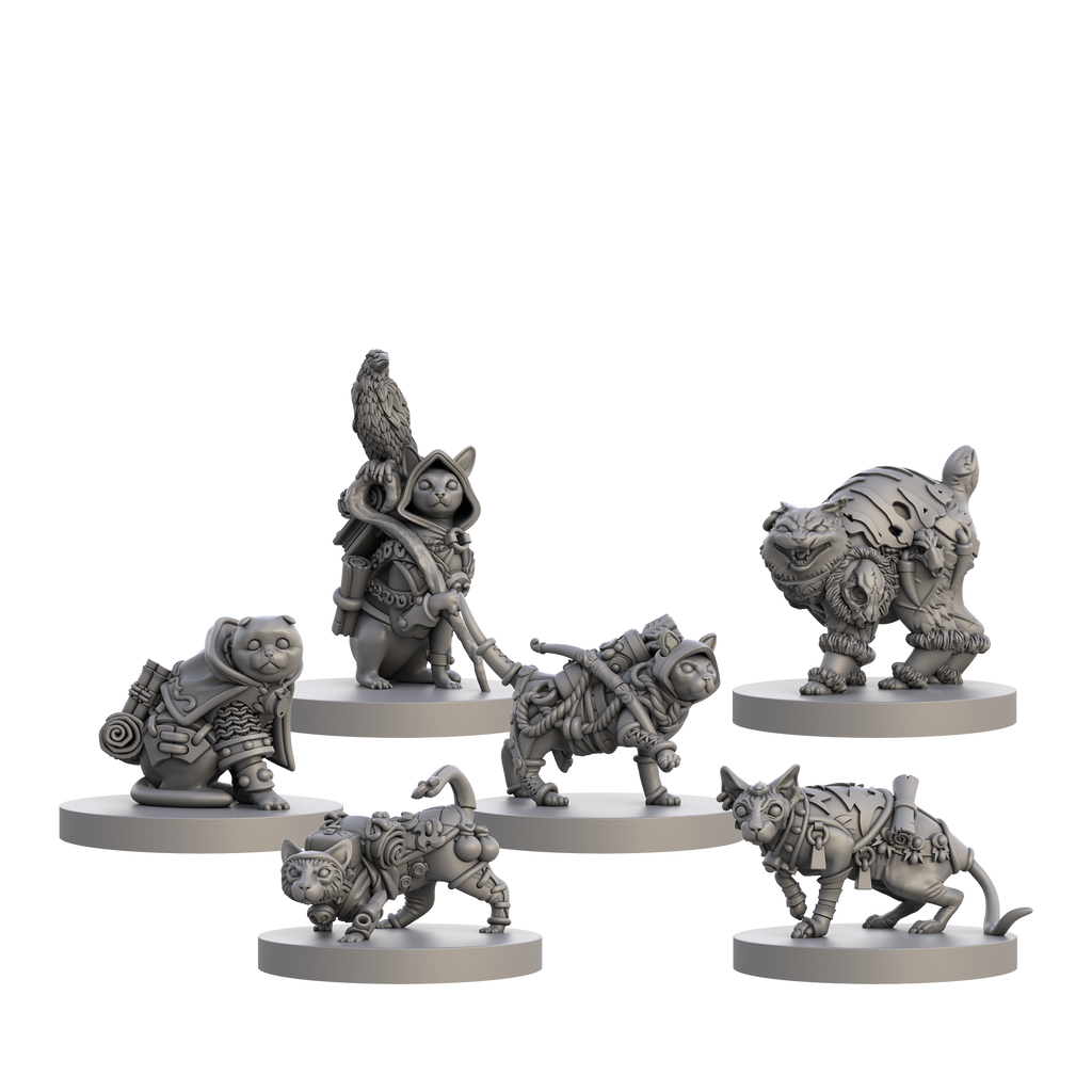 Cats and Catacombs RPG Miniatures