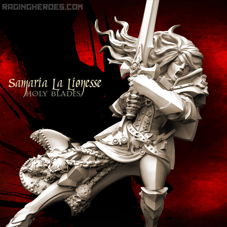 Raging Heroes Miniatures (Samaria La Lionesse, Paladin)