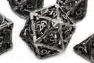 Dark Silver Dragon Dice 3