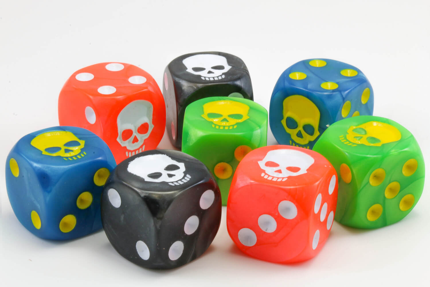 Skull d6 dice