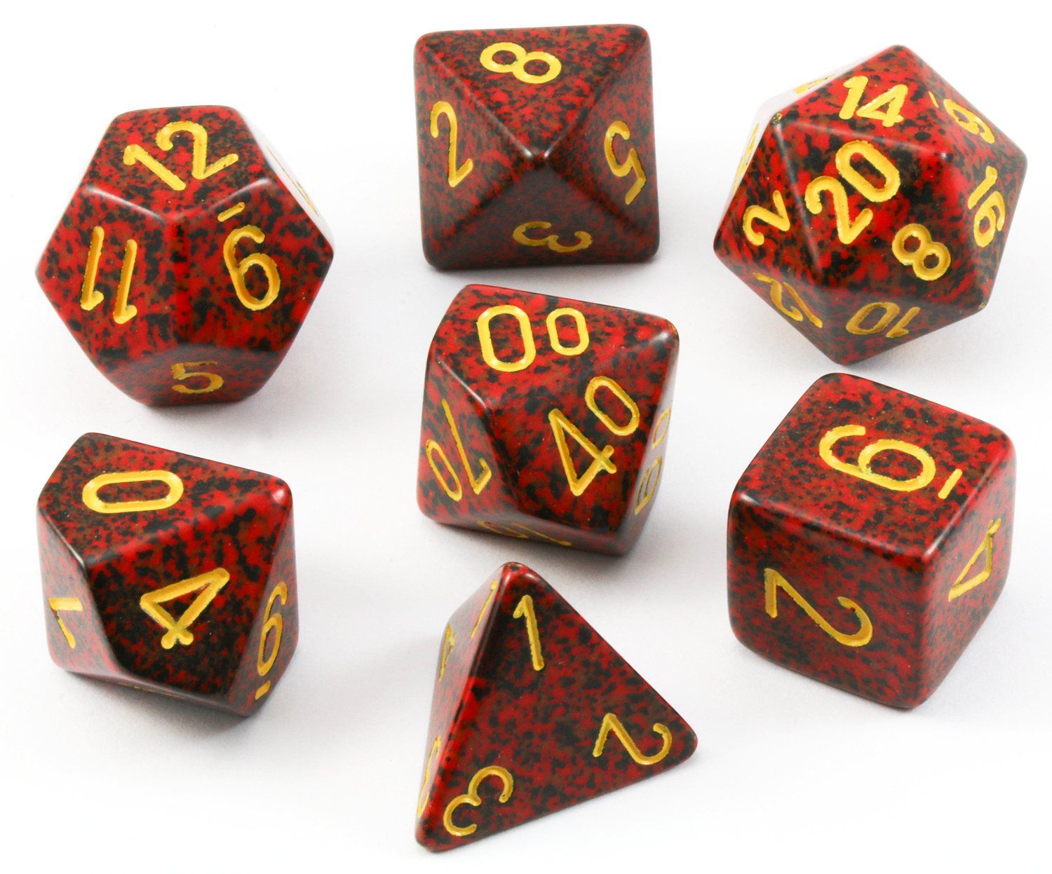 D&D Dice Speckled Mercury