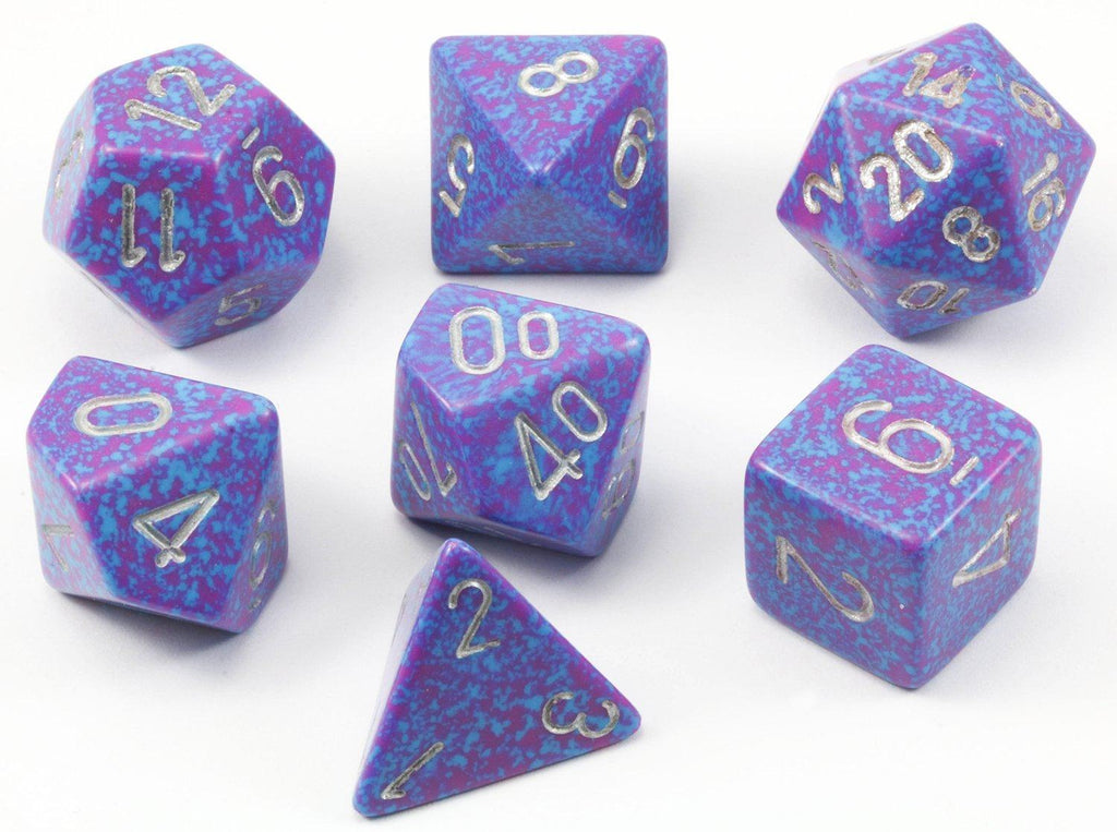 D&D Dice Speckled Silver Tetra