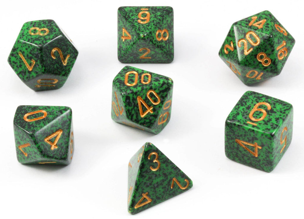 D&D Dice Gold Recon Speckled