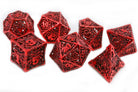 Spider Metallic Red Dice 4